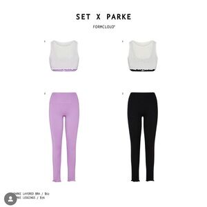 SET Active x Parke Collab - Purple ruffle leggings
Size M - Never worn before
